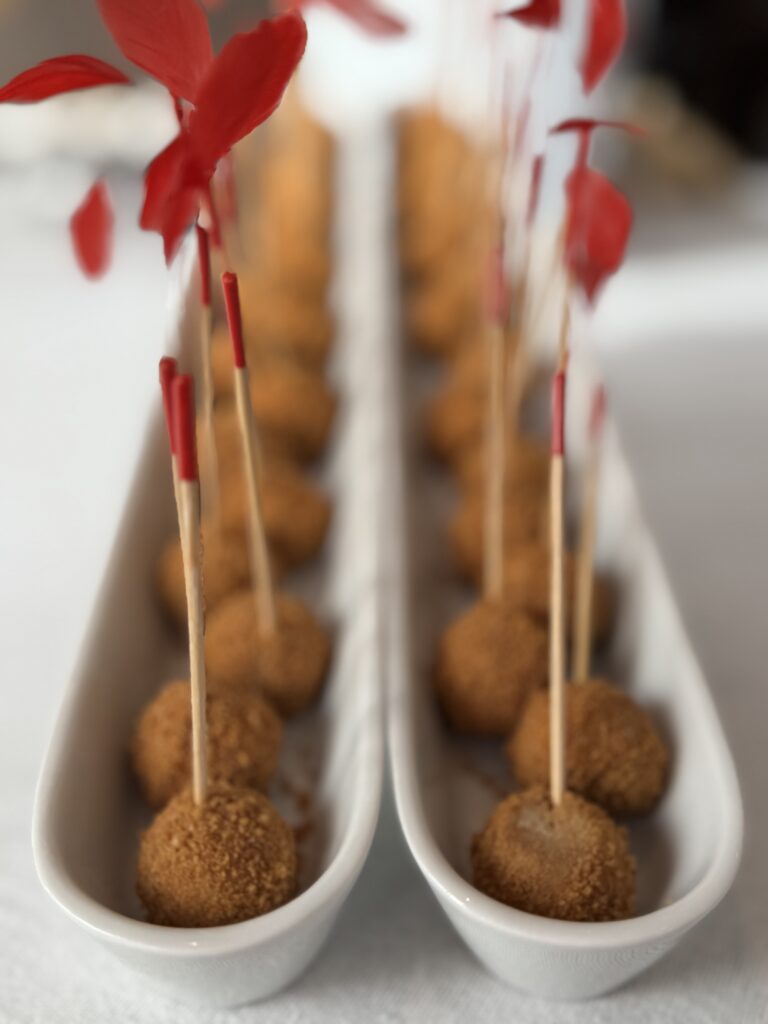Bonbon foie gras en chapelure de pain d’épices