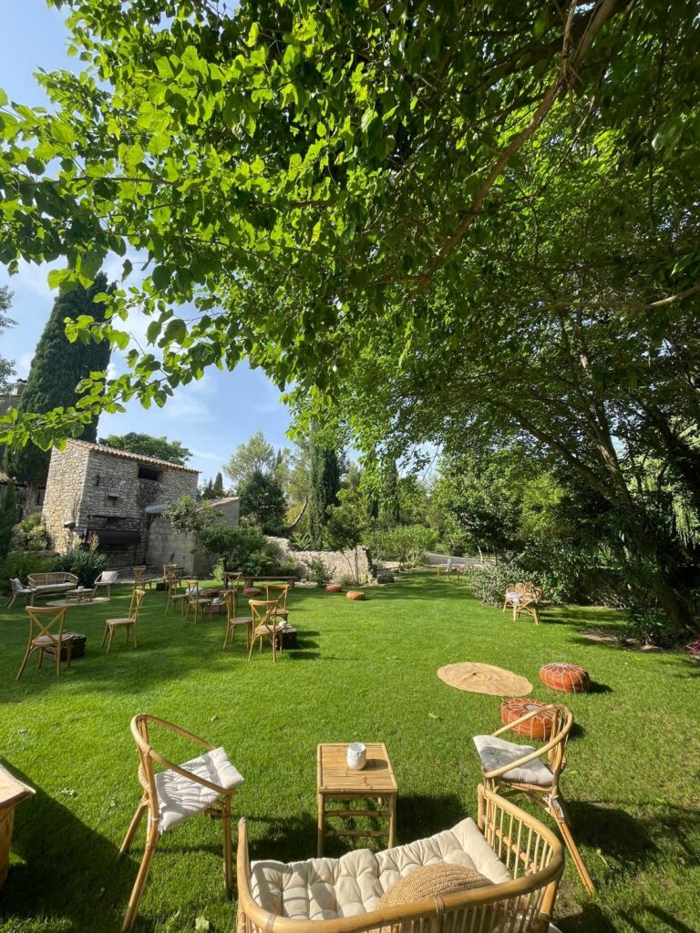 parc - mariage Lombardi - baraque de Sérignac